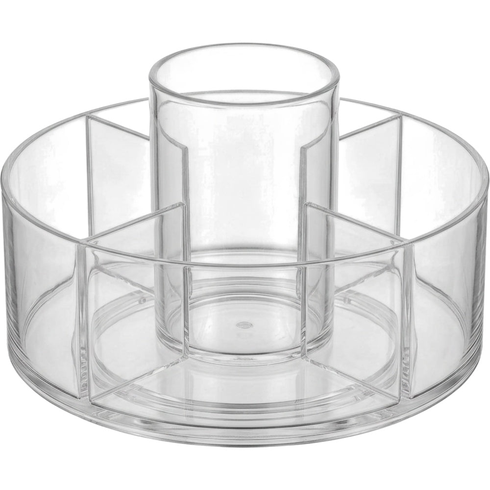 Angwa Four Compartment Rotating Acrylic Carousel Clear - Product view