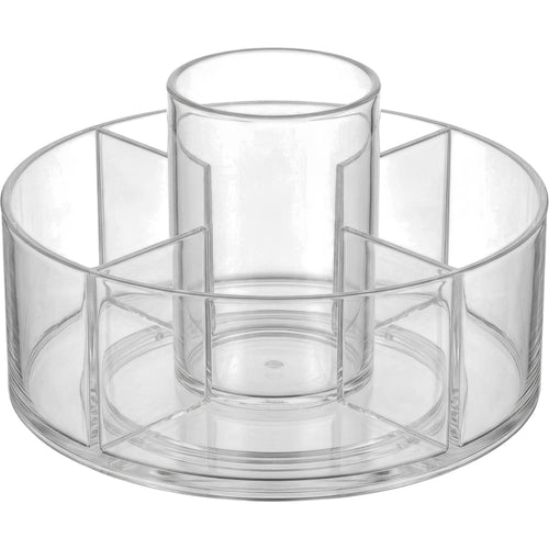 Angwa Four Compartment Rotating Acrylic Carousel Clear - Product view