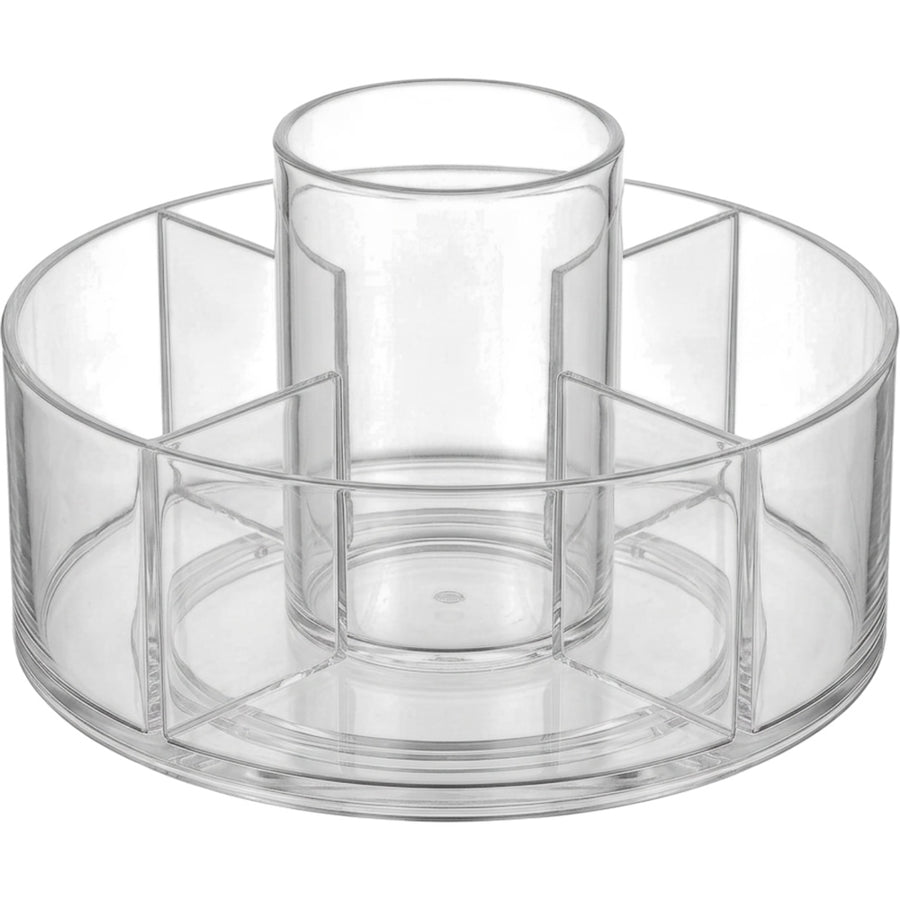 Angwa Four Compartment Rotating Acrylic Carousel Clear